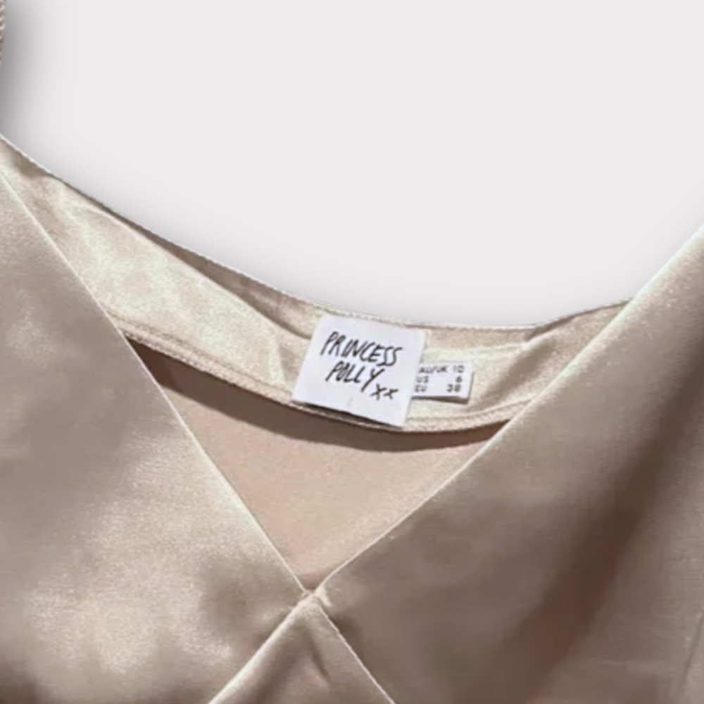Princess Polly Kurt Maxi Slip Maxi Dress Champagne - Picture 5 of 5